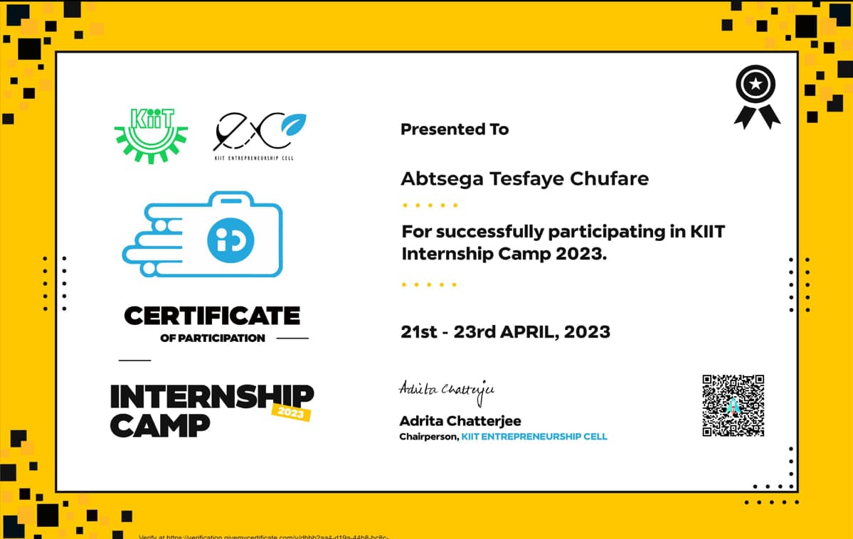 KIIT Internship Camp