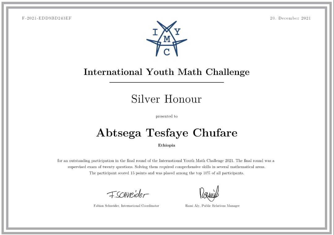 International Youth Math Competition