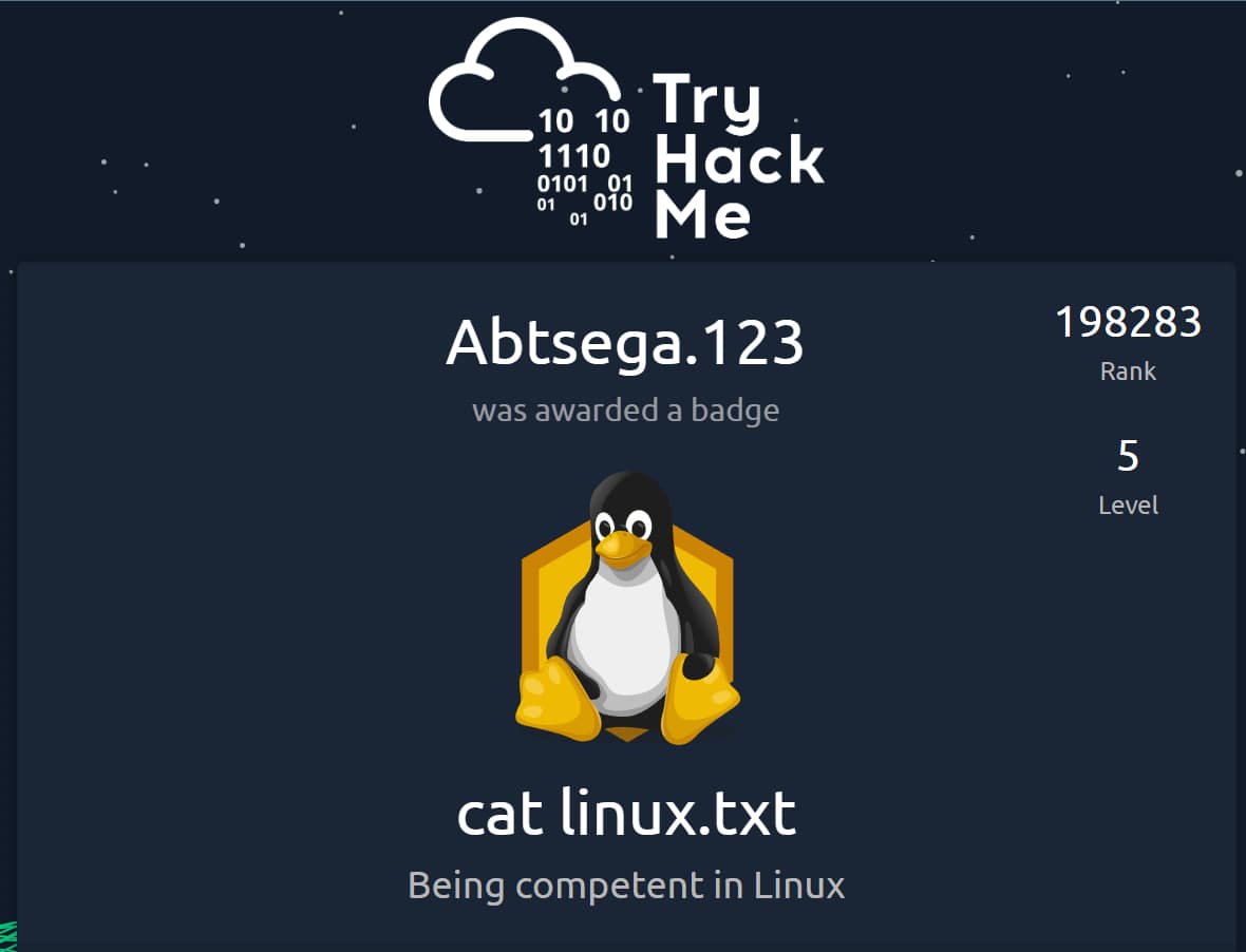 Proficient in Linux Badge